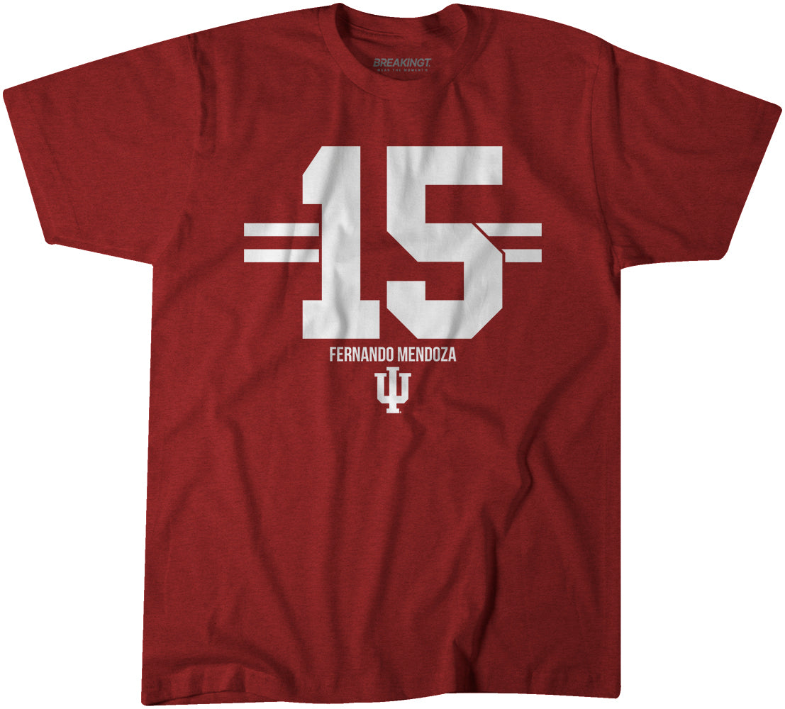 Indiana Football: Fernando Mendoza 15 Stripe