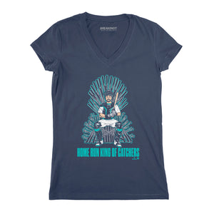 Cal Raleigh: HR King of Catchers Shirt, Seattle - MLBPA x BreakingT