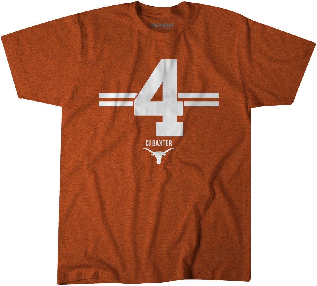 Texas Football: CJ Baxter 4 Stripe