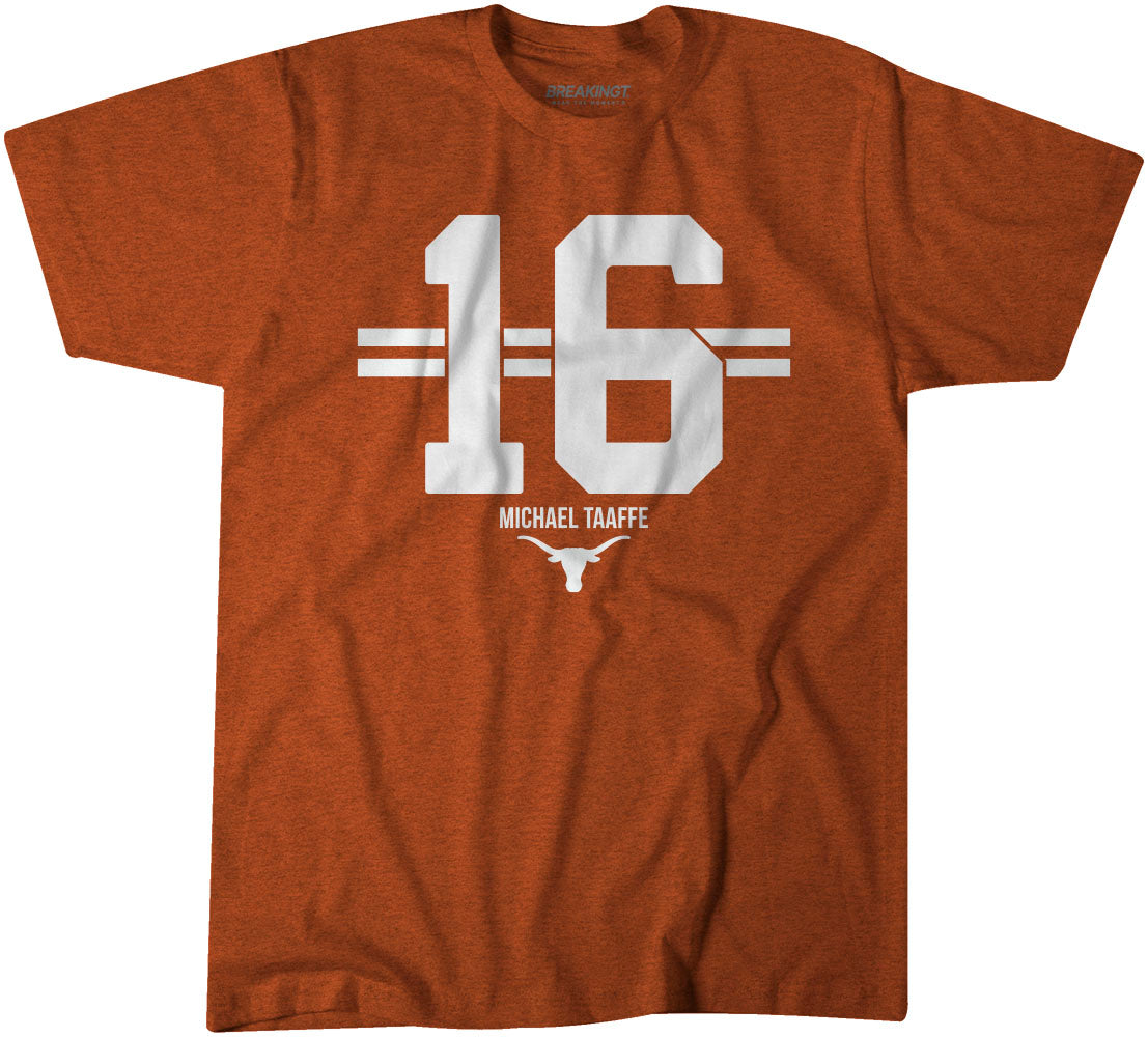 Texas Football: Michael Taaffe 16 Stripe