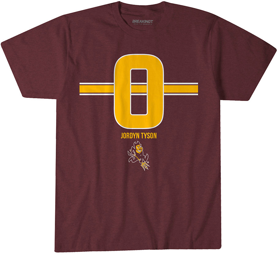 ASU Football: Jordyn Tyson 0 Stripe