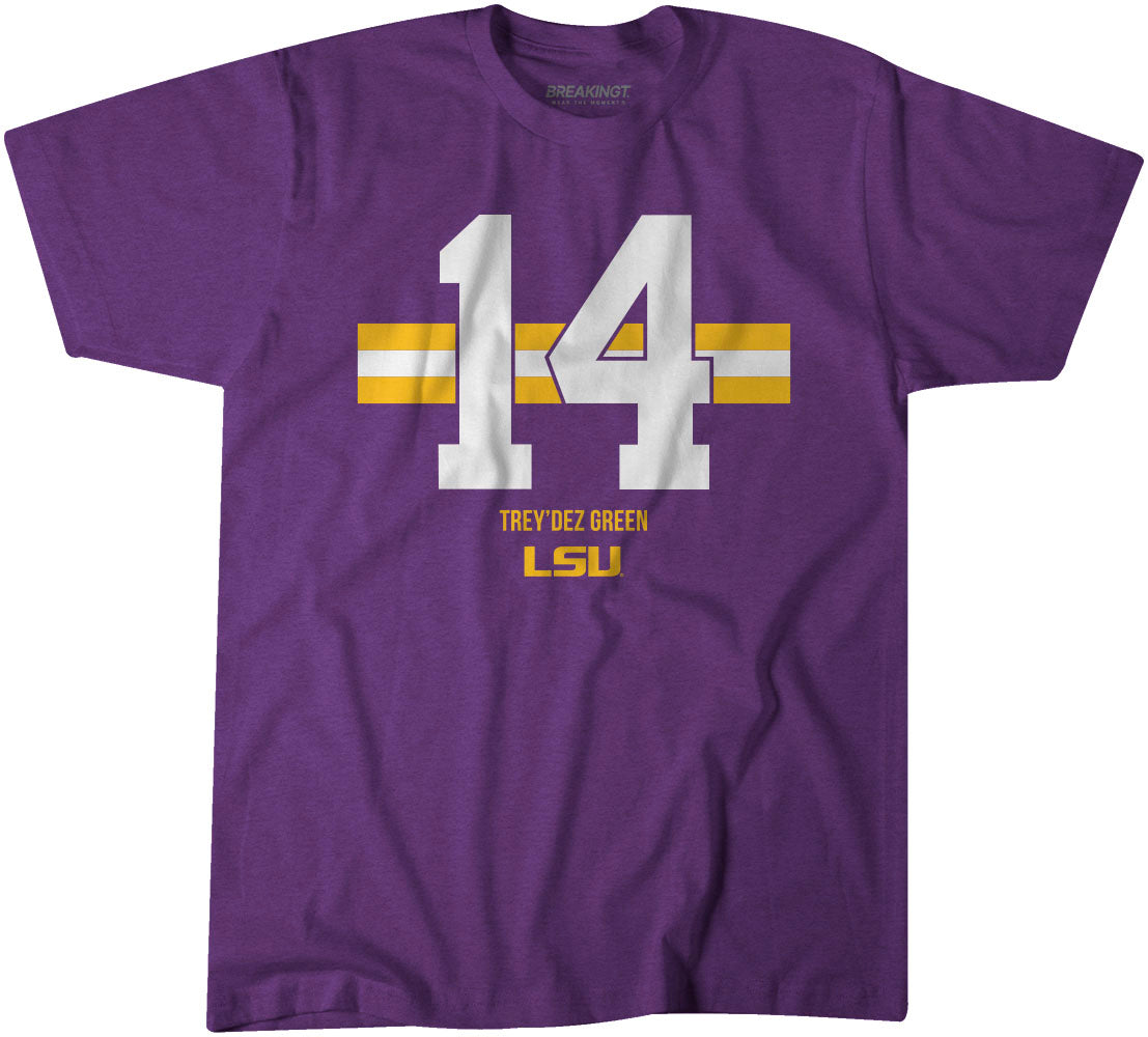 LSU Football: Trey'Dez Green 14 Stripe
