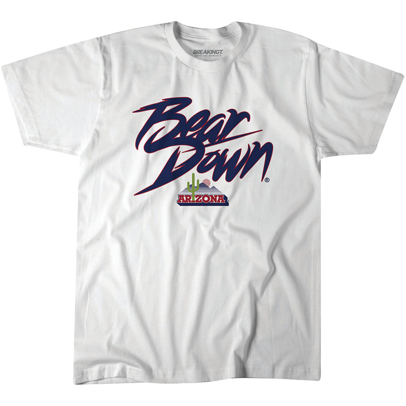 Arizona Wildcats: Bear Down Cactus Logo