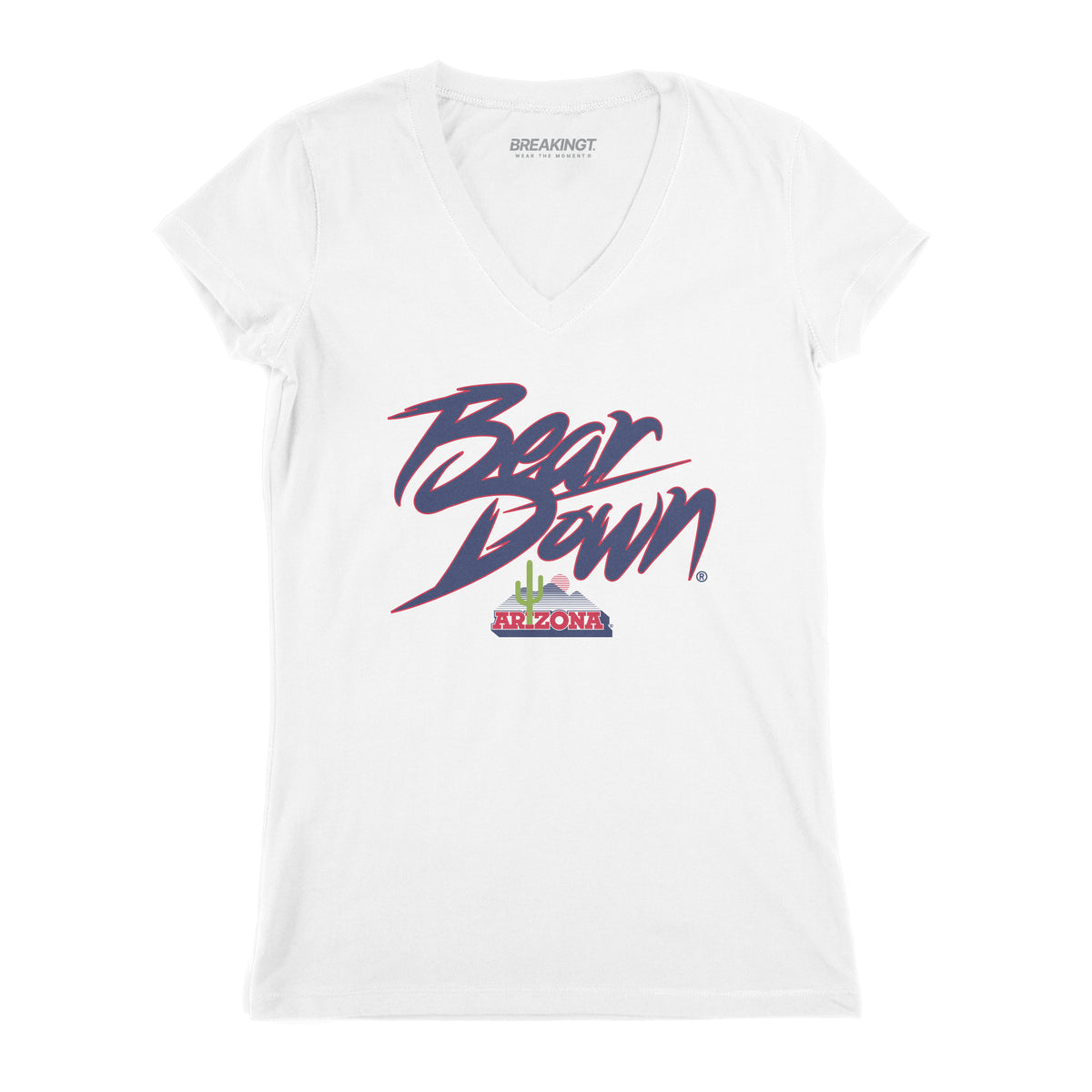 Arizona Wildcats: Bear Down Cactus Logo