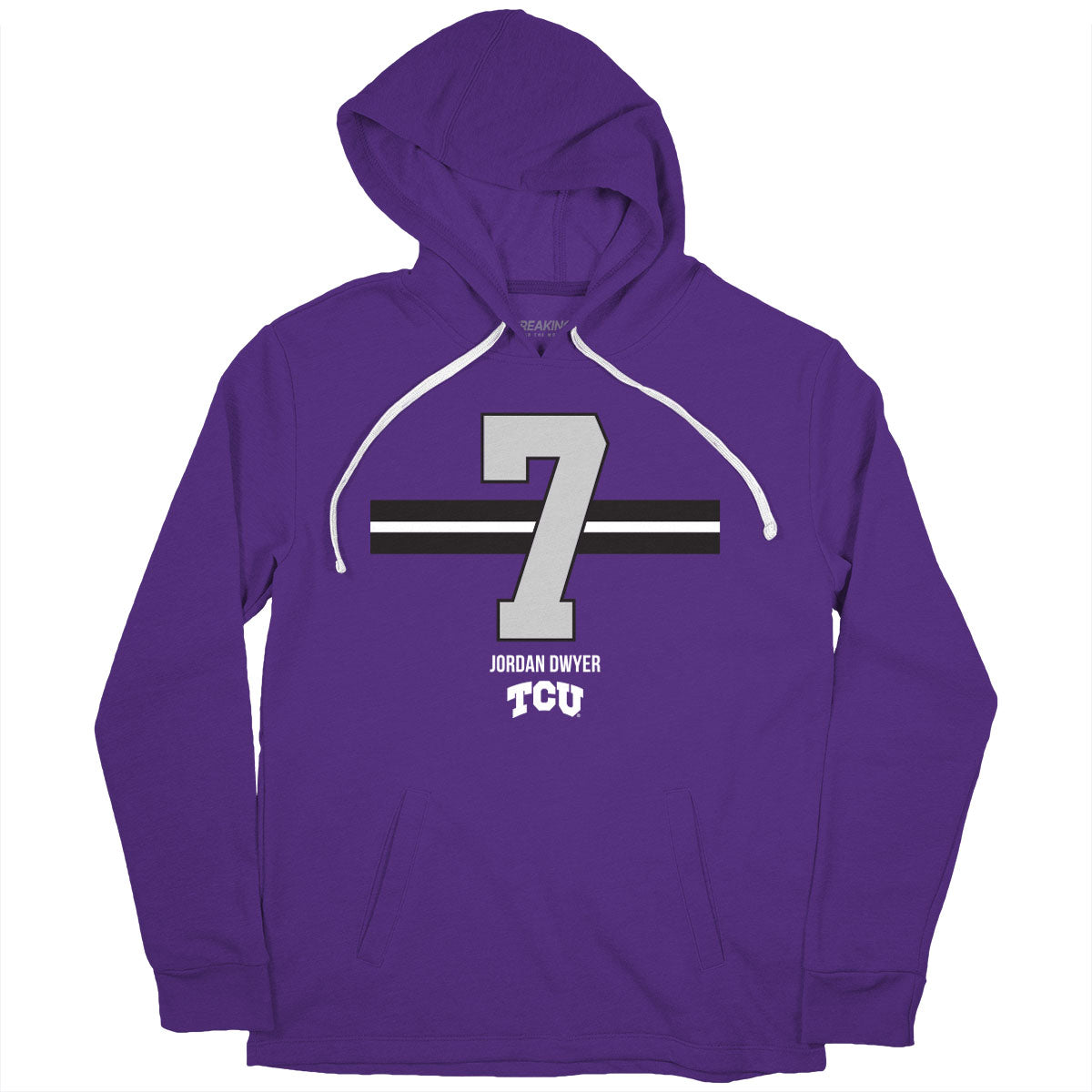 TCU Football: Jordan Dwyer 7 Stripe