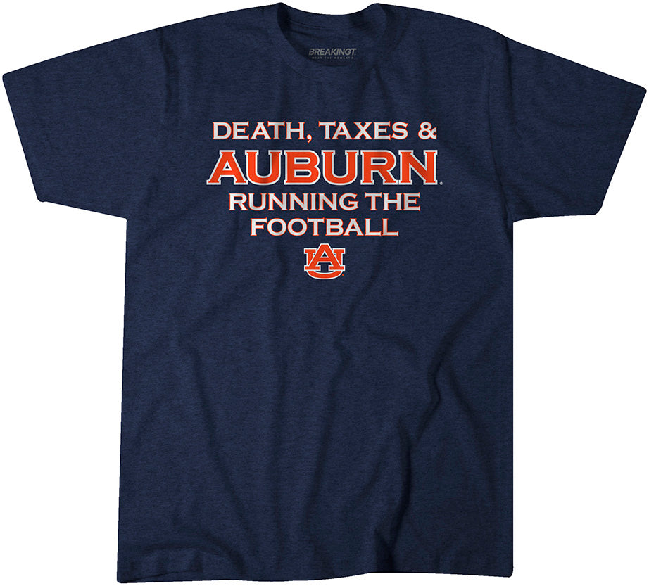 Death, Taxes, & Auburn Running the Football
