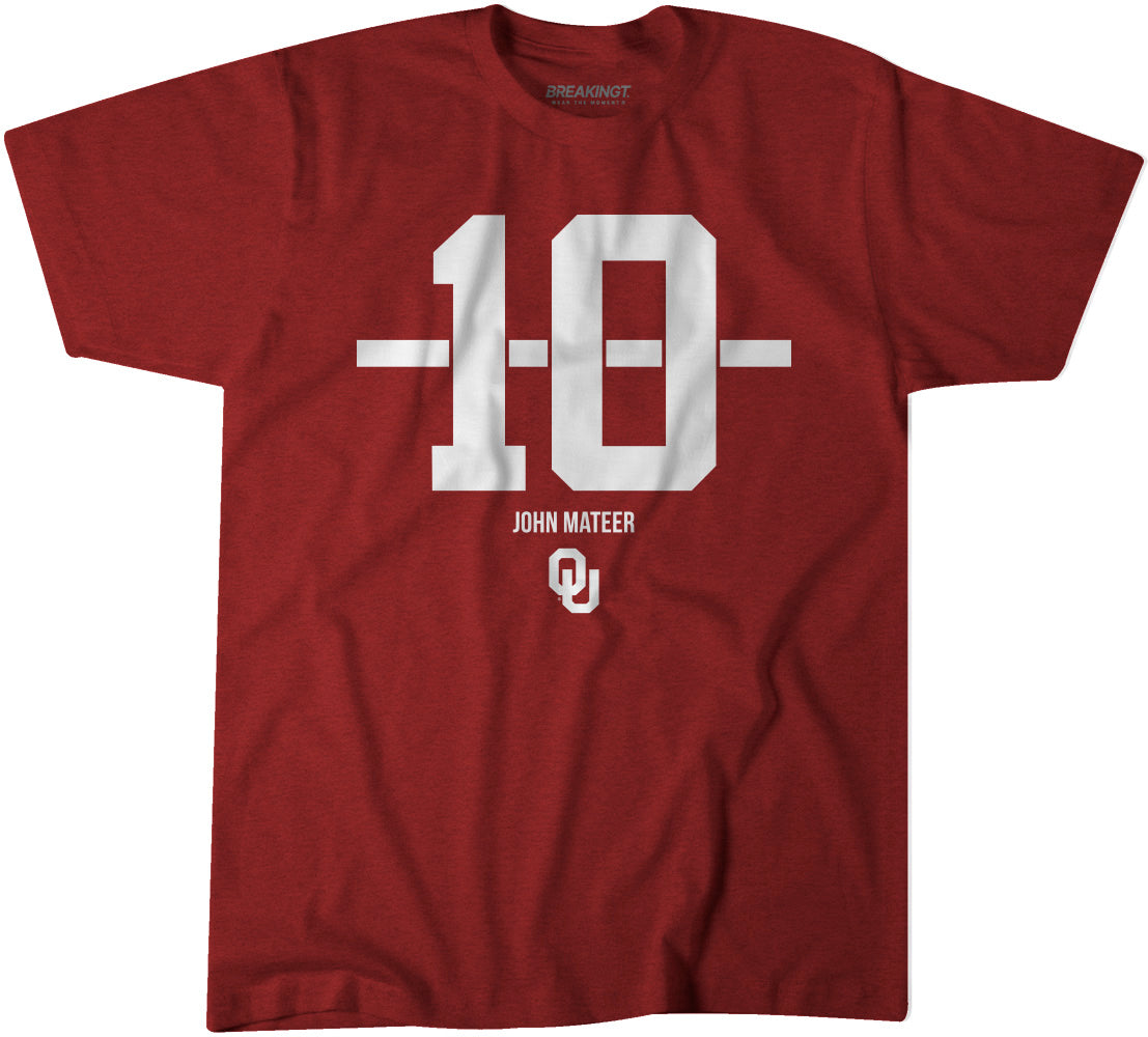 Oklahoma Football: John Mateer 10 Stripe