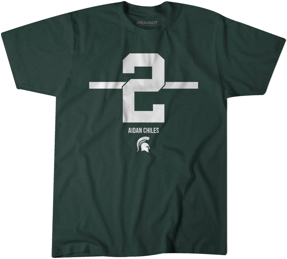 Michigan State Football: Aidan Chiles 2 Stripe