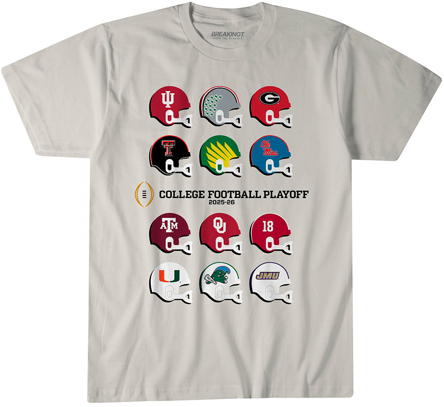 2025 CFP Field: Toy Team Helmets