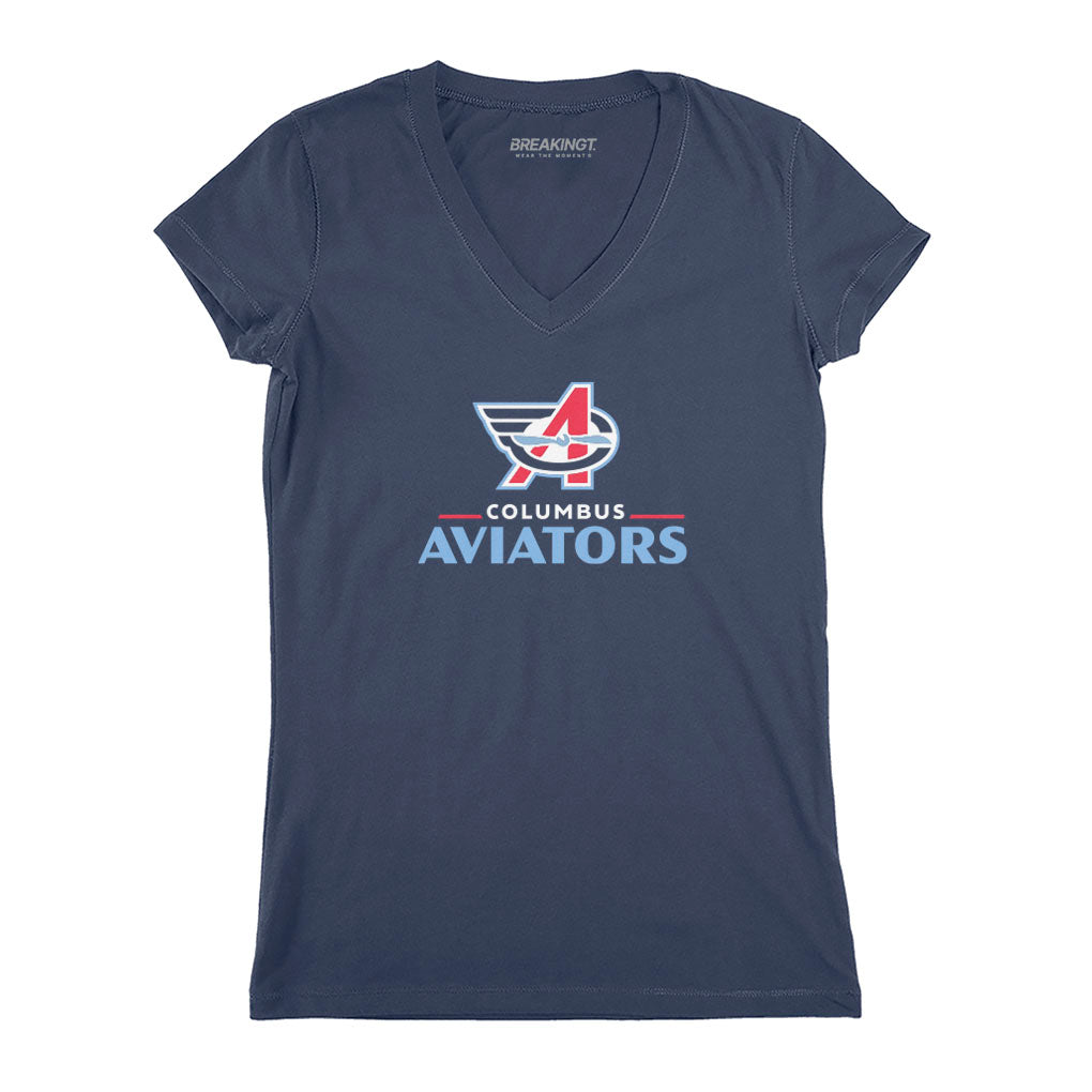 Columbus Aviators: Lockup Logo