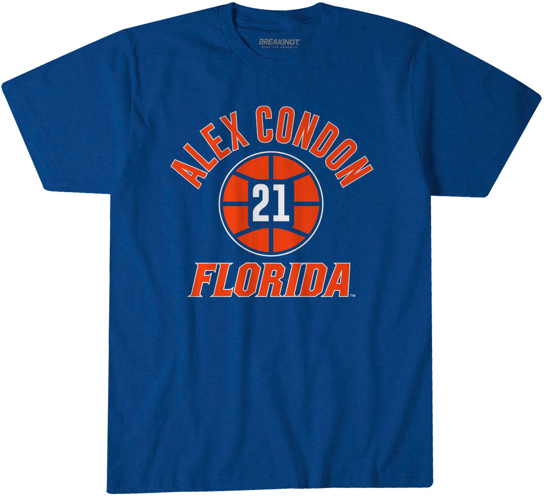 Florida Basketball: Alex Condon Name Number Ball