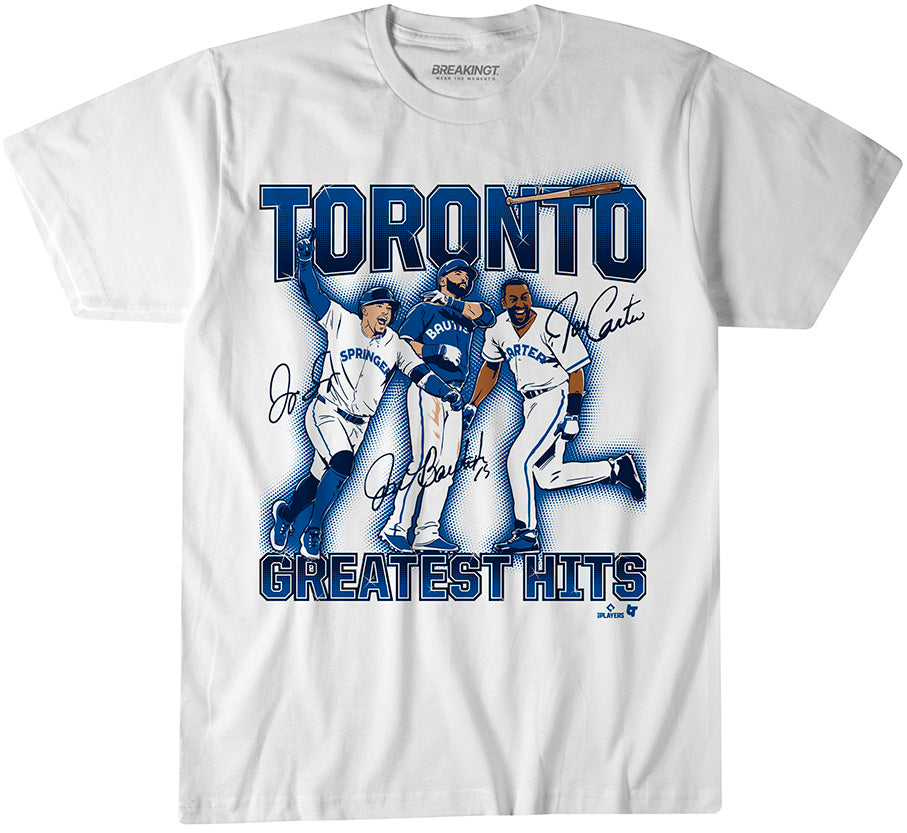 Joe Carter, Jose Bautista, & George Springer: Toronto's Greatest Hits Youth T-Shirt