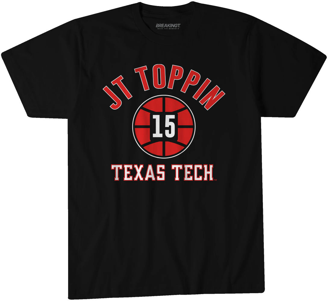 Texas Tech Basketball: JT Toppin Name Number Ball
