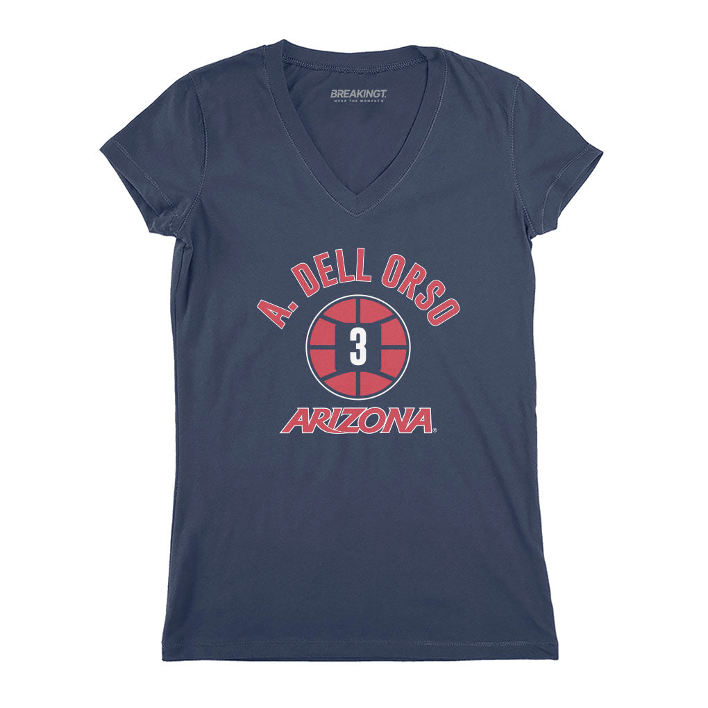 Arizona Basketball: Anthony Dell'Orso Name Number Ball