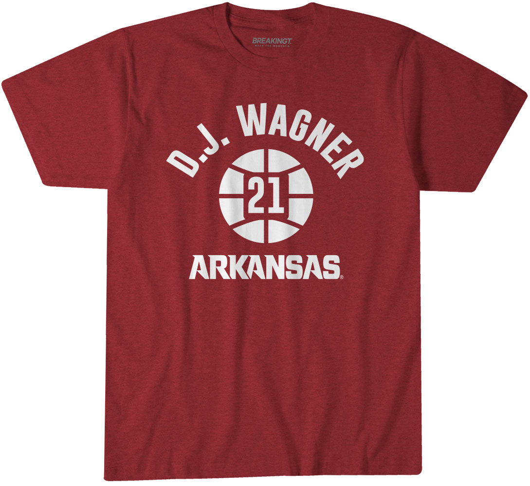 Arkansas Basketball: D.J. Wagner Name Number Ball