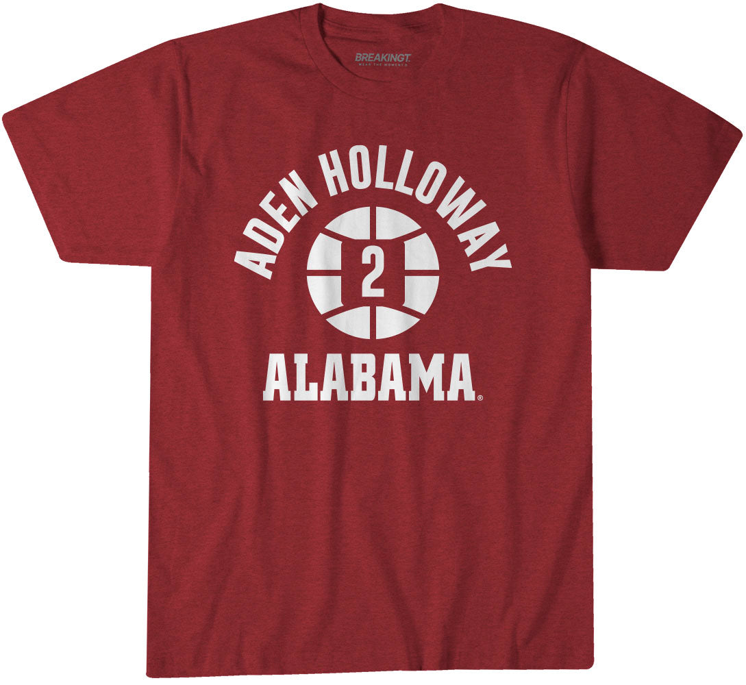 Alabama Basketball: Aden Holloway Name Number Ball