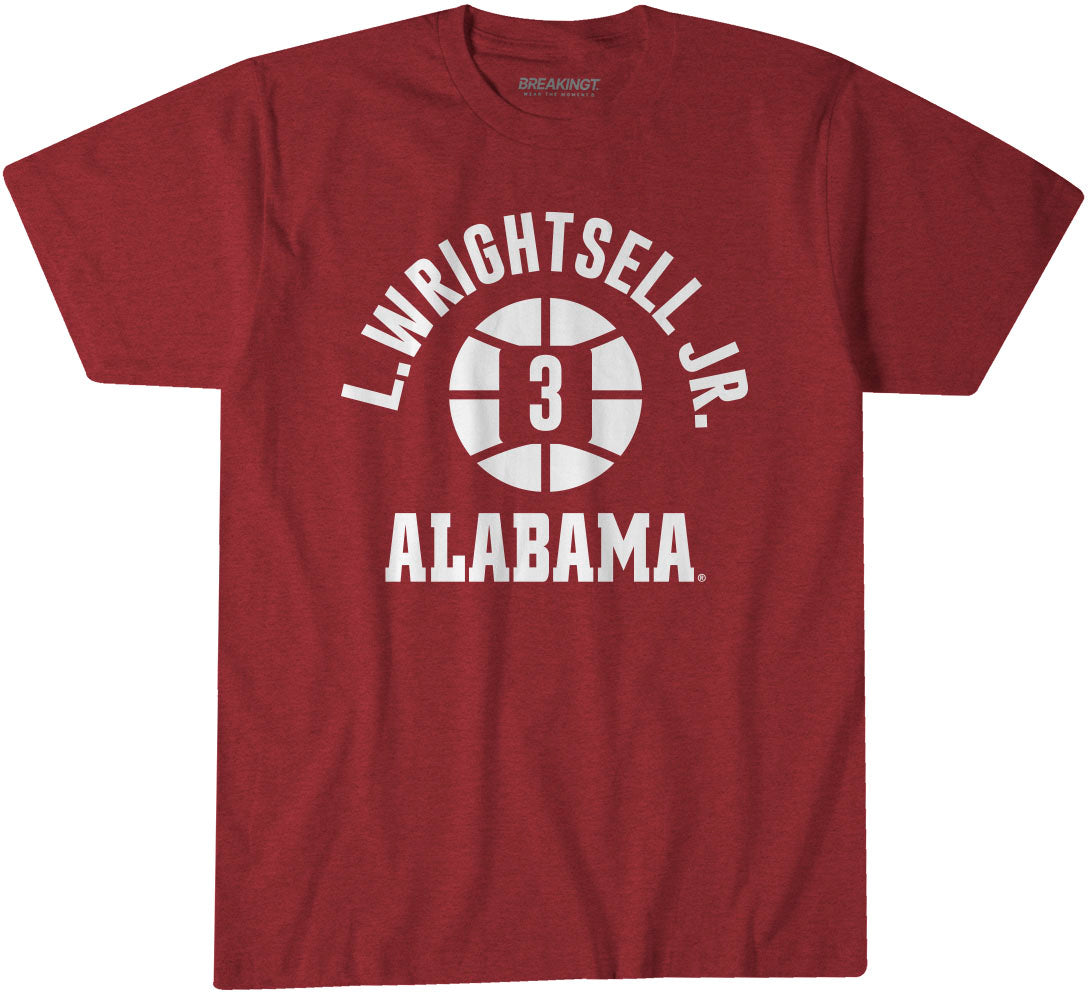 Alabama Basketball: Latrell Wrightsell Jr. Name Number Ball