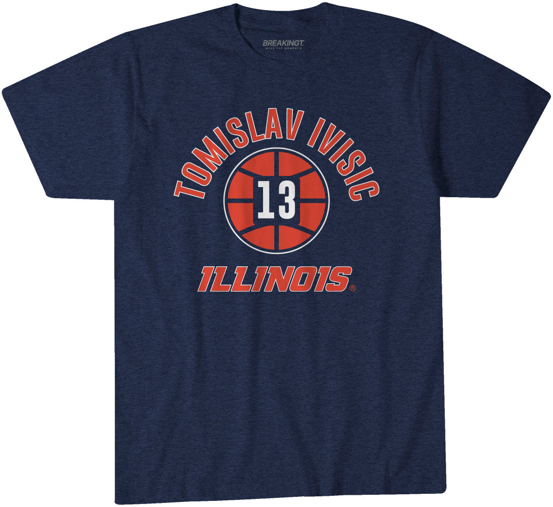 Illinois Basketball: Tomislav Ivisic Name Number Ball