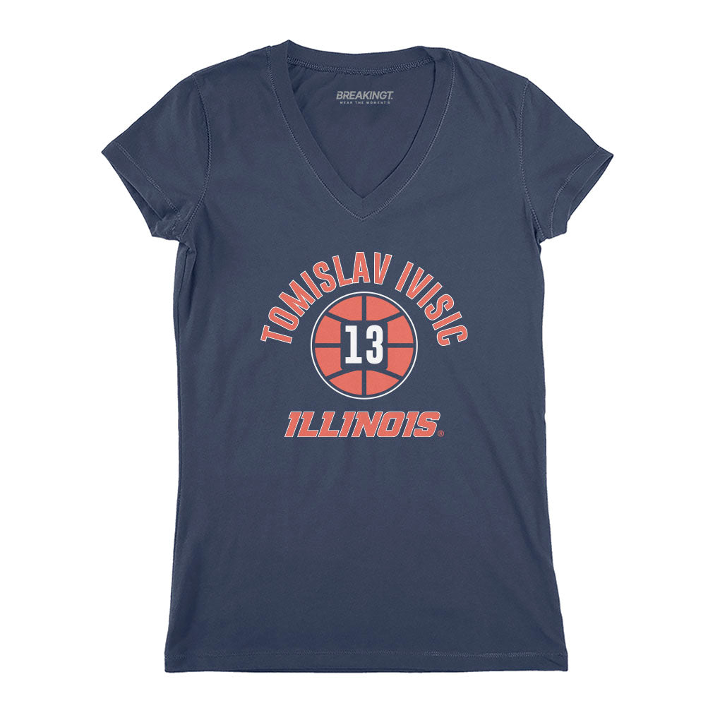 Illinois Basketball: Tomislav Ivisic Name Number Ball