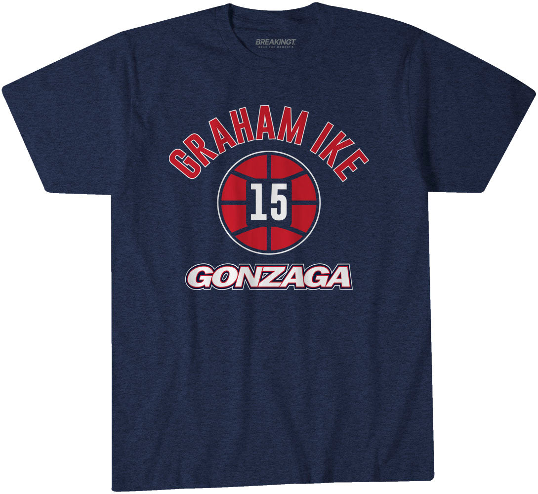 Gonzaga Basketball: Graham Ike Name Number Ball
