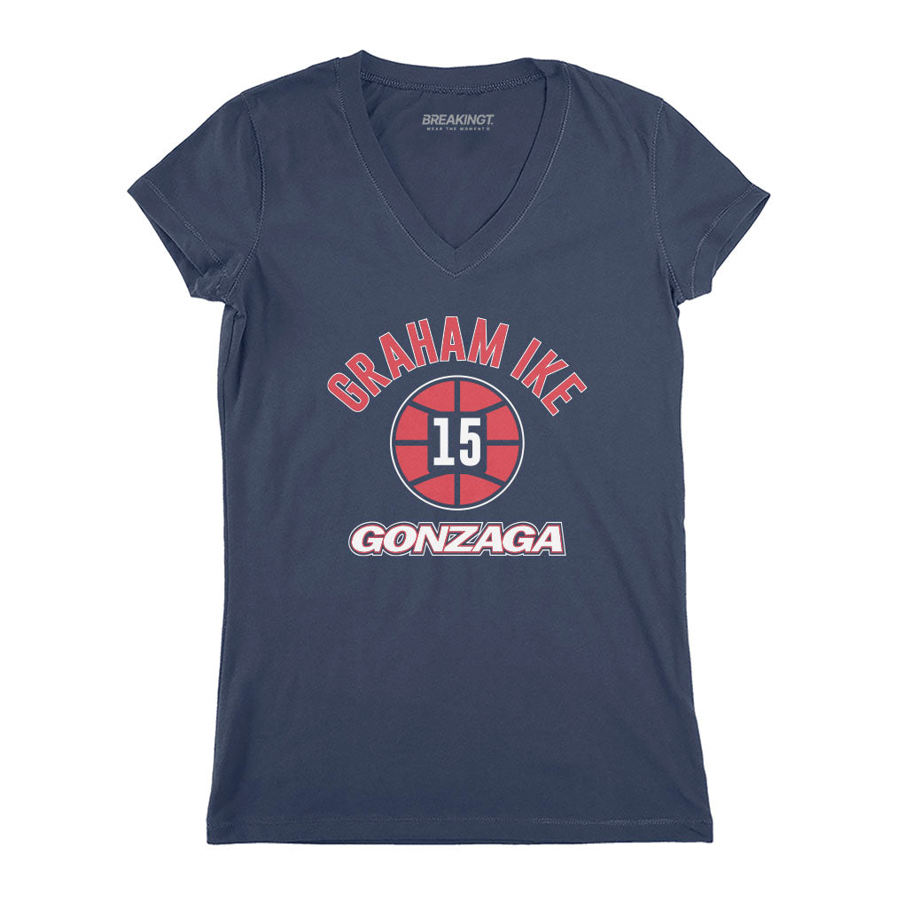 Gonzaga Basketball: Graham Ike Name Number Ball