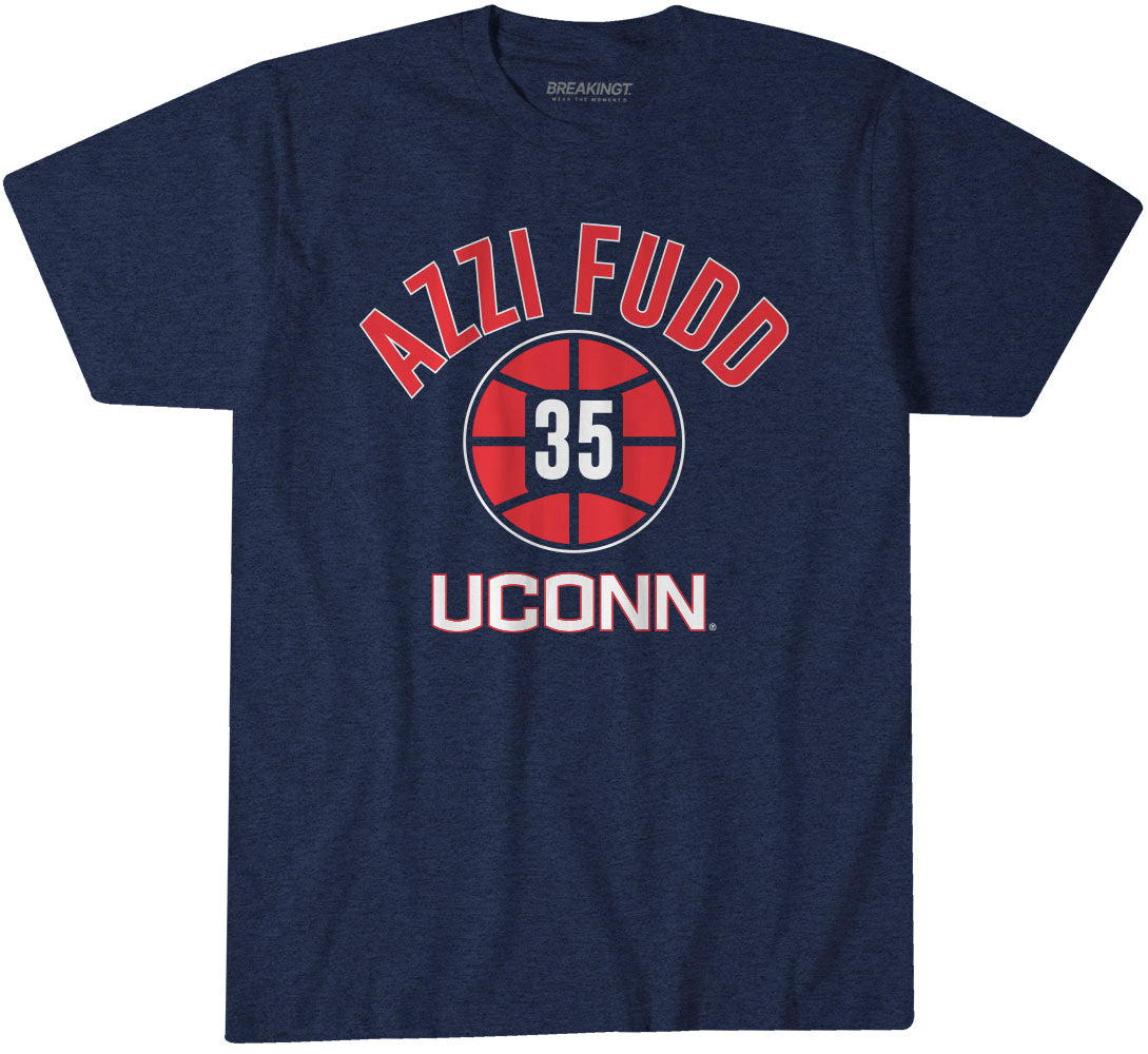 UConn Basketball: Azzi Fudd Name Number Ball