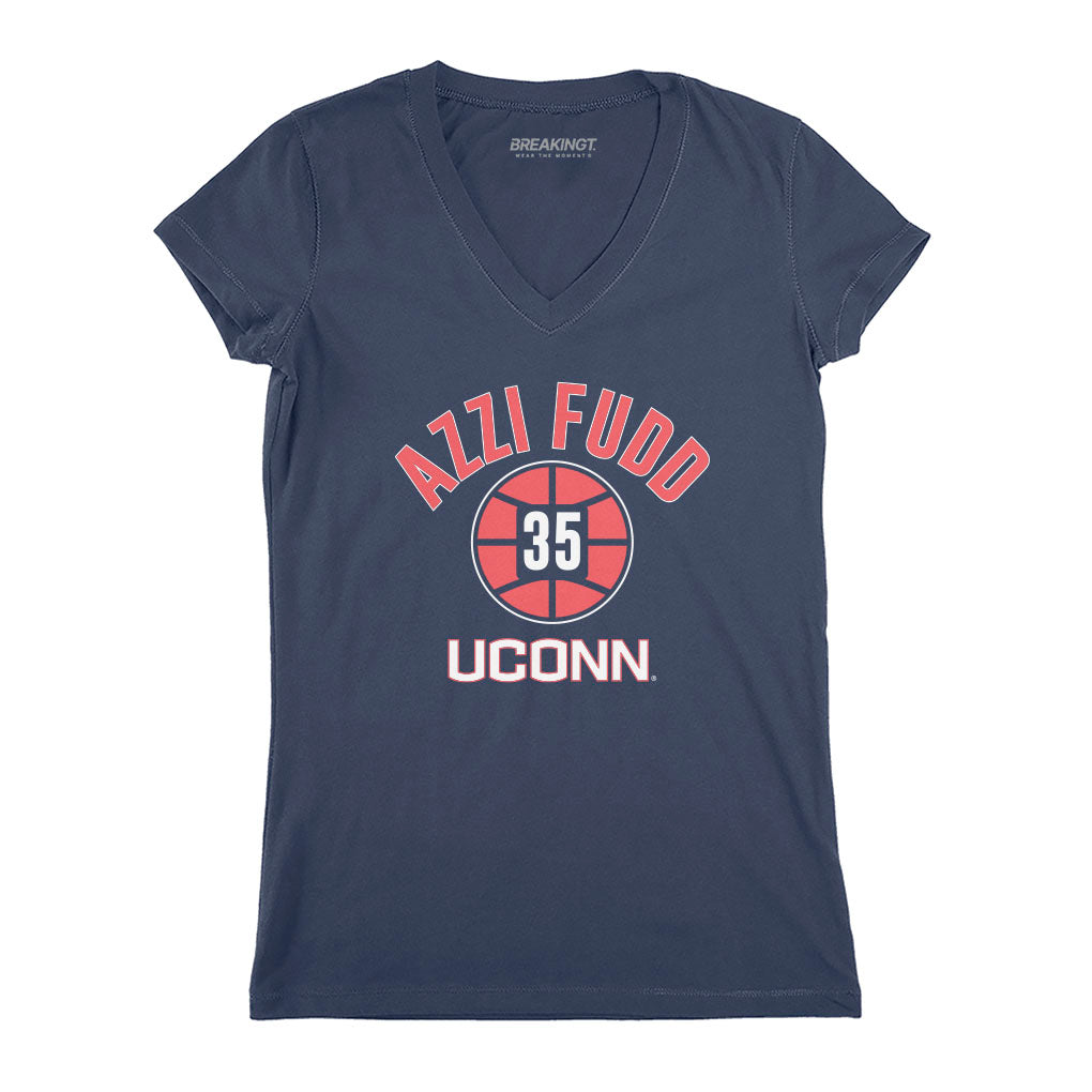 UConn Basketball: Azzi Fudd Name Number Ball