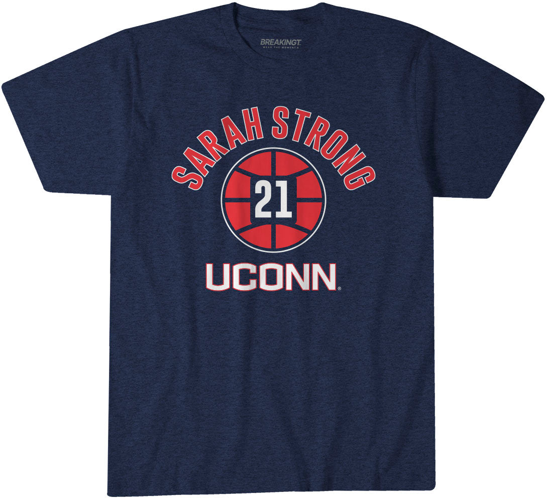 UConn Basketball: Sarah Strong Name Number Ball