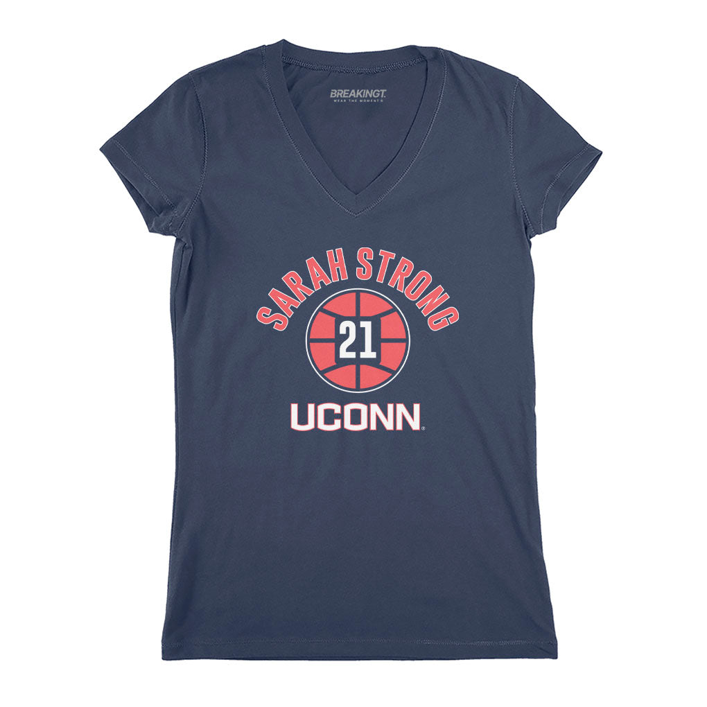 UConn Basketball: Sarah Strong Name Number Ball
