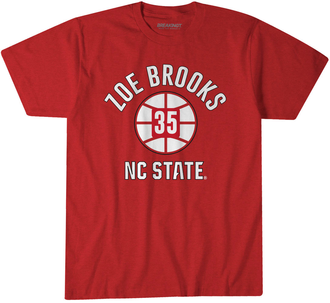 NC State Basketball: Zoe Brooks Name Number Ball