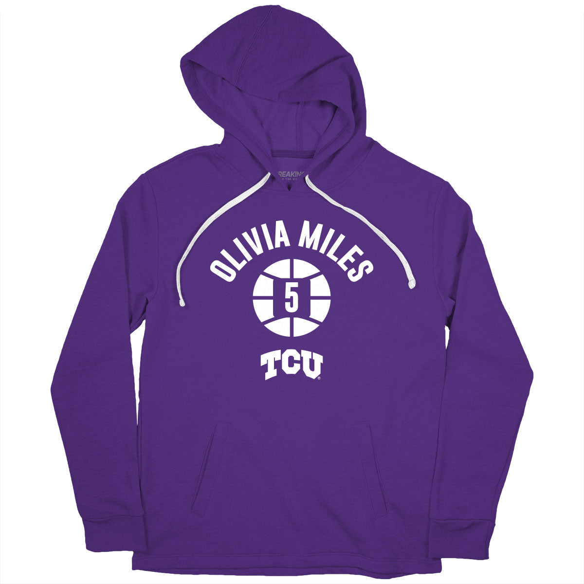 TCU Basketball: Olivia Miles Name Number Ball