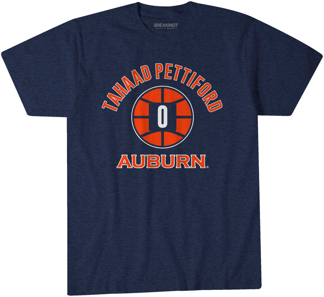 Auburn Basketball: Tahaad Pettiford Name Number Ball