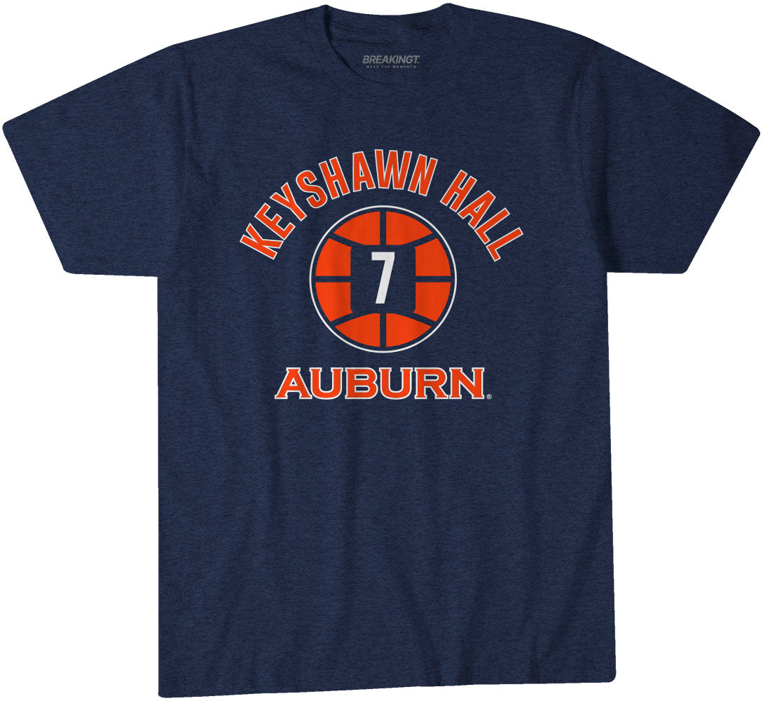 Auburn Basketball: Keyshawn Hall Name Number Ball