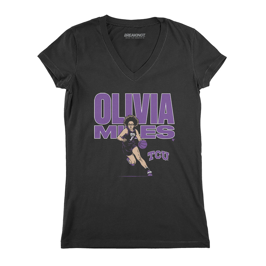 TCU Basketball: Olivia Miles Name Pose