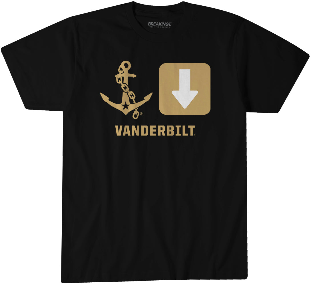 Vanderbilt Commodores: Anchor Down Symbols