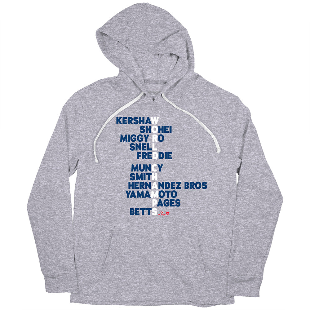 Los Angeles Baseball: World Champs Acrostic