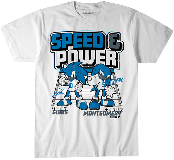 Sonic & Knuckles Gibbs & Montgomery Shirt, NFLPA - SEGA x BreakingT