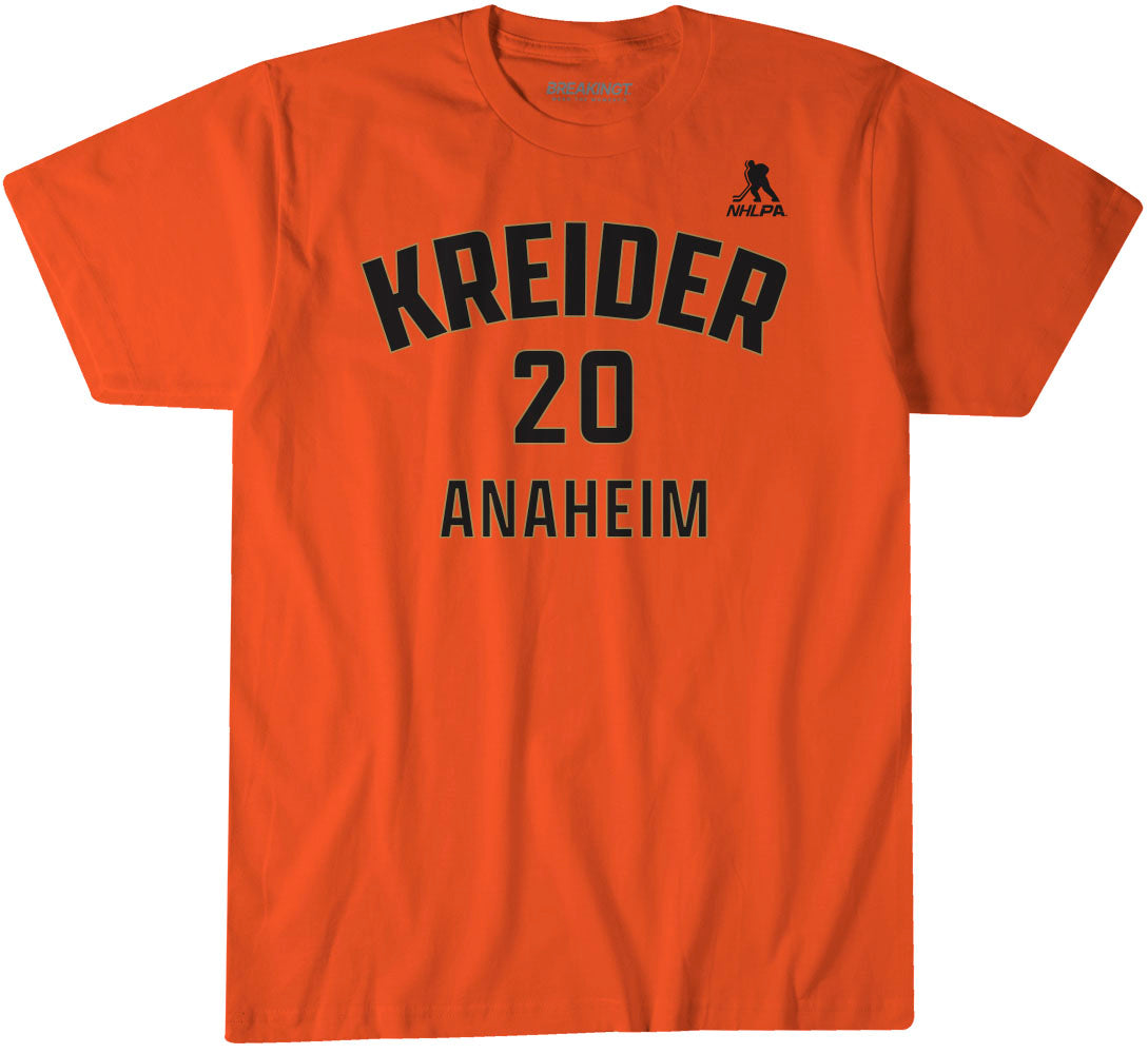 Chris Kreider: Anaheim Name & Number