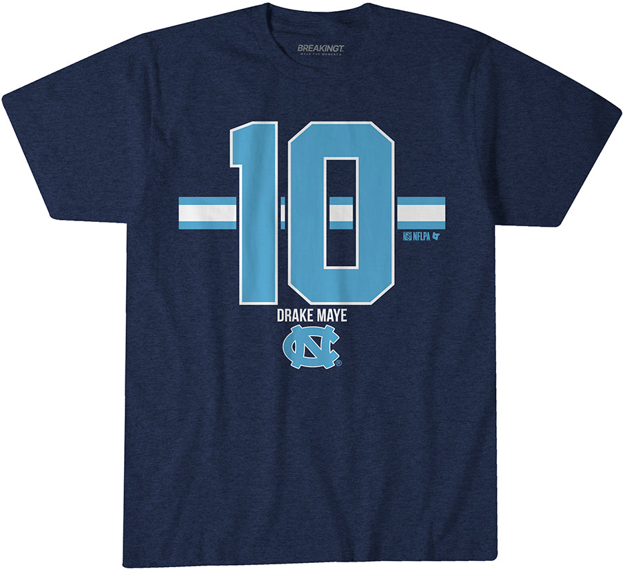 UNC Football: Drake Maye 10 Stripe