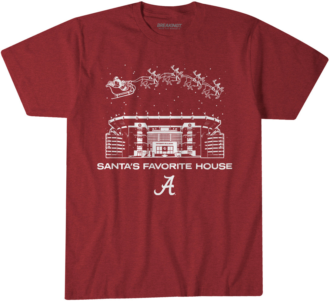 Alabama Football: Santa's Favorite House