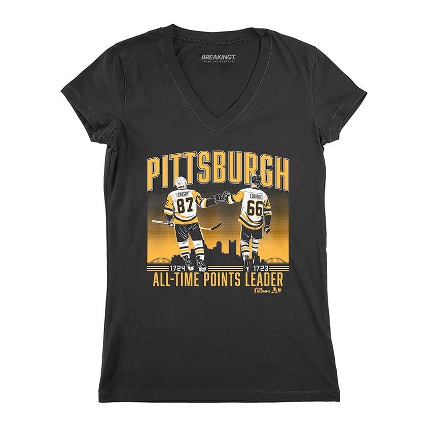 Sidney Crosby and Mario Lemieux: Pittsburgh All-Time Points Leader