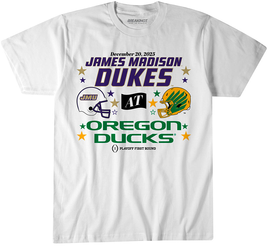 Oregon Ducks & JMU Dukes: 2025 CFP First Round Matchup