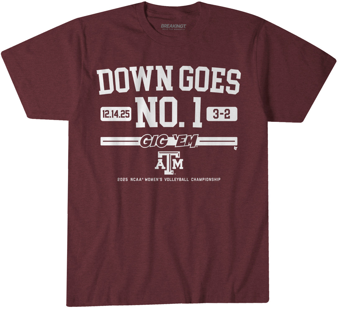 Texas A&M Volleyball: Down Goes No. 1