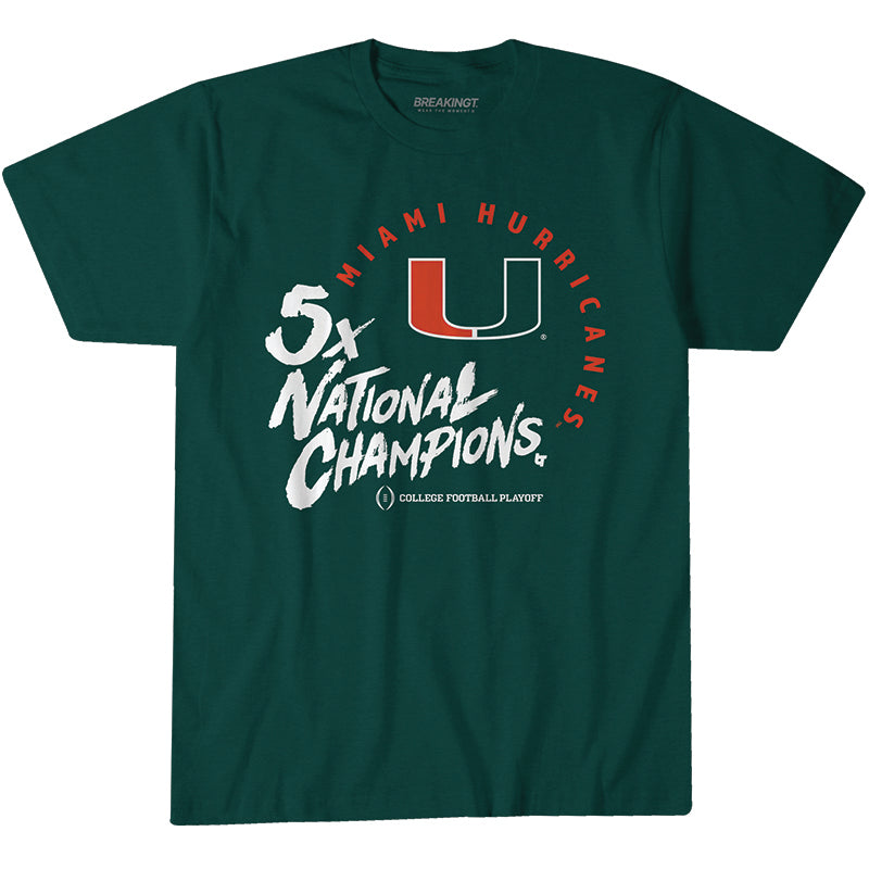 Miami Football: 2025 CFP Five-Time National Champions