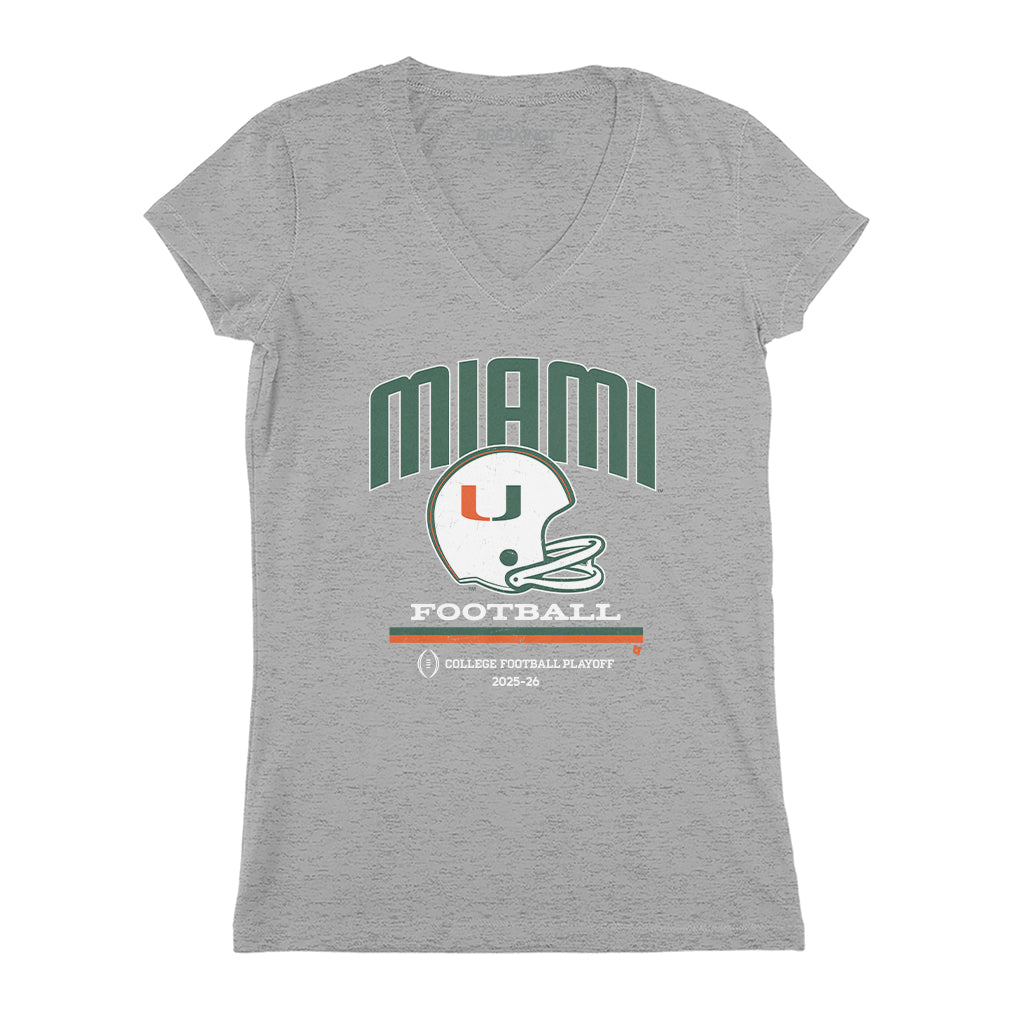 Miami Football: 2025 CFP Vintage Helmet