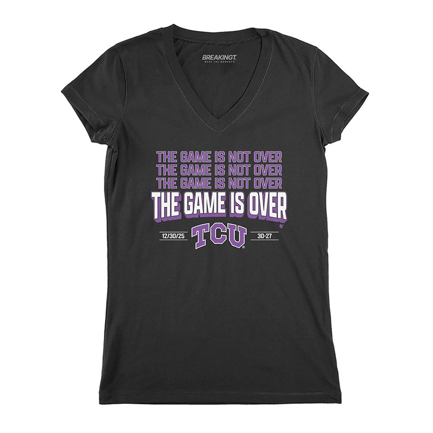 TCU Football: The Game is Over