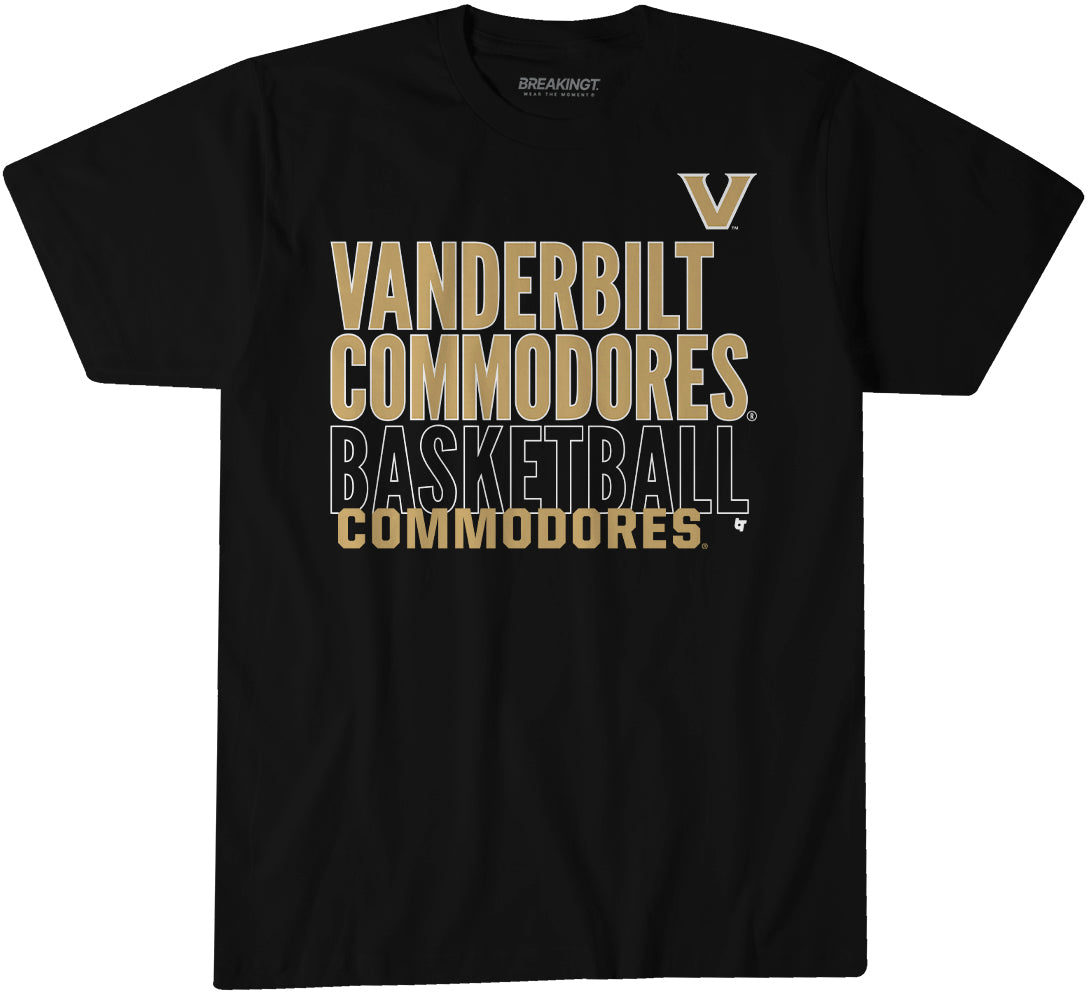 Vanderbilt Basketball: Text Logo Overlay