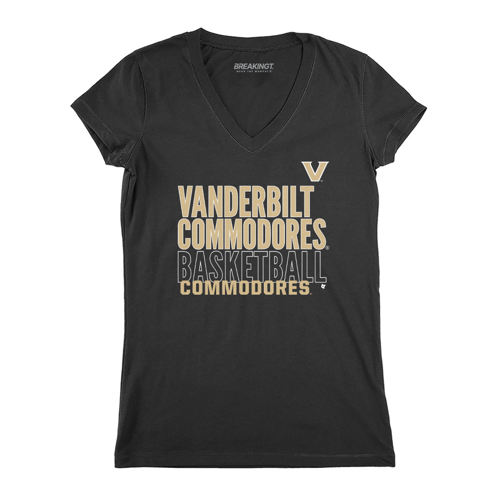Vanderbilt Basketball: Text Logo Overlay