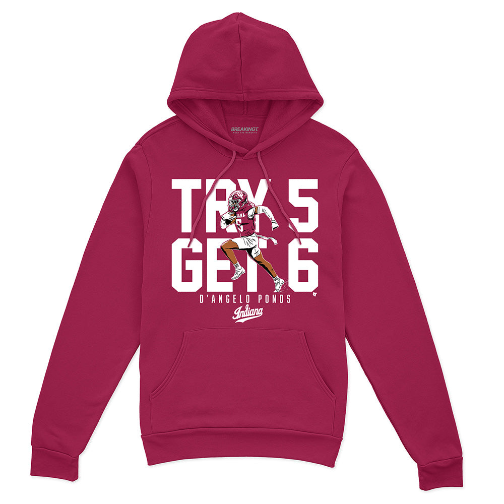 Indiana Football: D'Angelo Ponds Try 5 Get 6