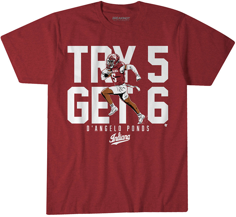 Indiana Football: D'Angelo Ponds Try 5 Get 6